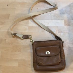 Gently Used Coach tan crossbody
